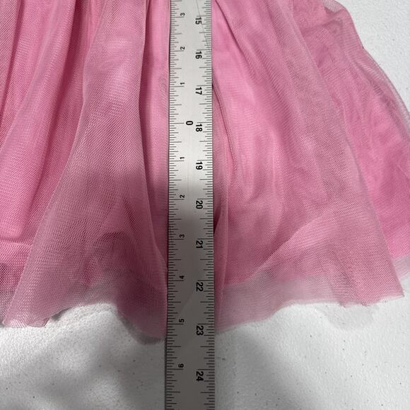 Girls Dresses Okie Dokie Chambray Denim Tiered & Isaac Mizrahi Tutu Heart Size 5 - Picture 11 of 11